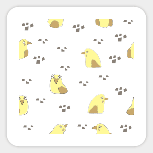 Chicks Pattern Sticker